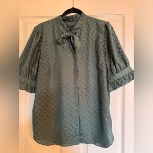 Ann Taylor s/she blouse Large